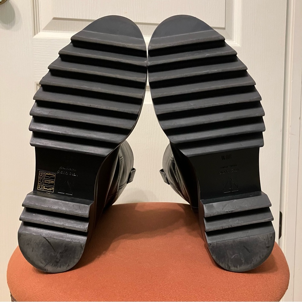 TAMARA MELLON Boots EASY RIDER Black - Sz 8.5 (EU 38.5) Made in Italy EXCELLENT! - Picture 14 of 15